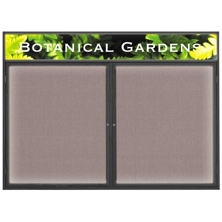 United Visual Products Open Faced Traditional Rounded Corkboard UV641ARC-WHITE-PEARL